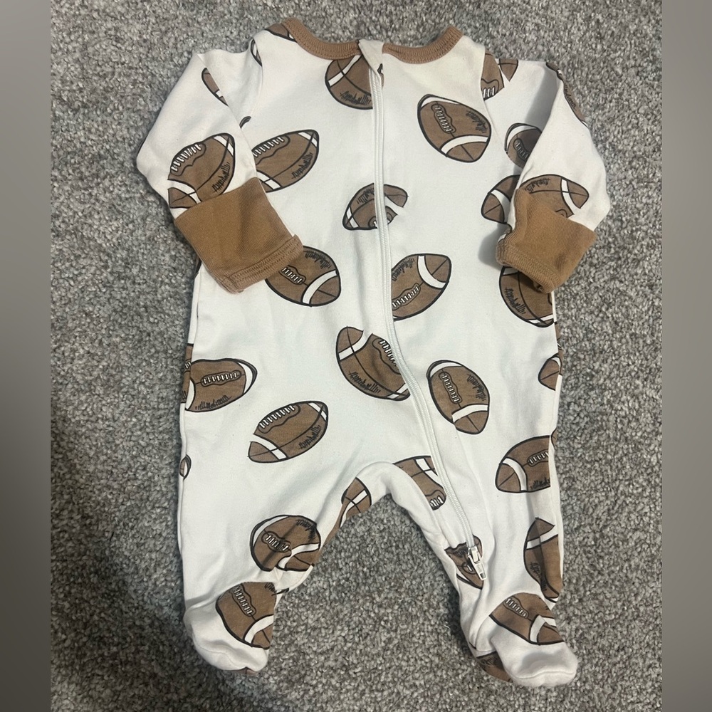 Wonder Nation Football Sleep N Play - Newborn